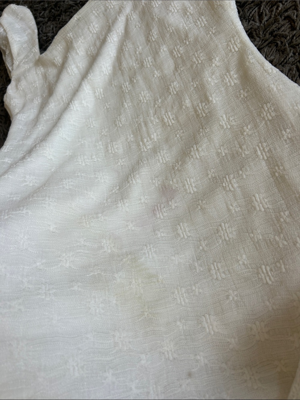 Princess Polly Lanchester Mini Dress White Square Neck Size 4 - Picture 10 of 16